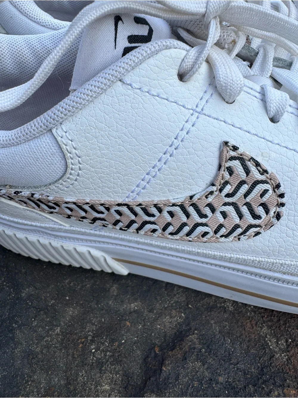 Nike Court Legacy Lift Low United in Victory White Sneakers Womens Sz 7.5